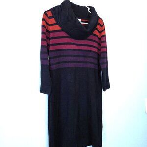 NWOT Dressbarn Cowl Neck Sweater Dress Size M